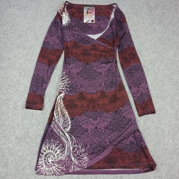 Purple burgundy Desigual dress - Picture 1 of 11
